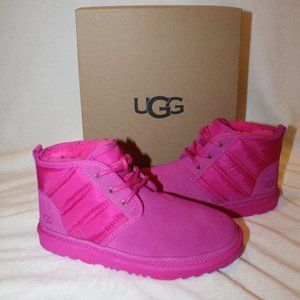 NIB YOUTH 6 WOMEN'S 8 TASMAN SUEDE PUFFER NEUMEL‎ BOOT TAFFY PINK